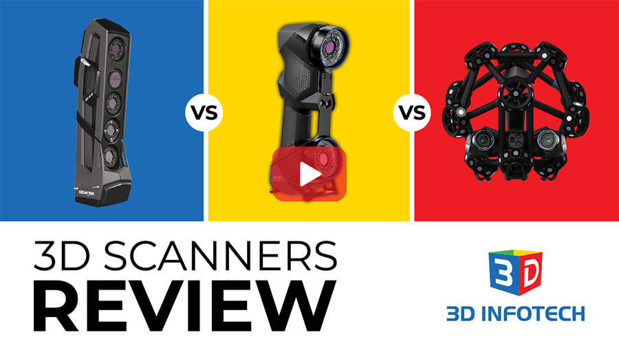 Do you know the difference between these 3D scanners? This is a comparison side-by-side of the three 3D scanners from Creaform, each one has its own strengths. This is an objective review so you can choose better.