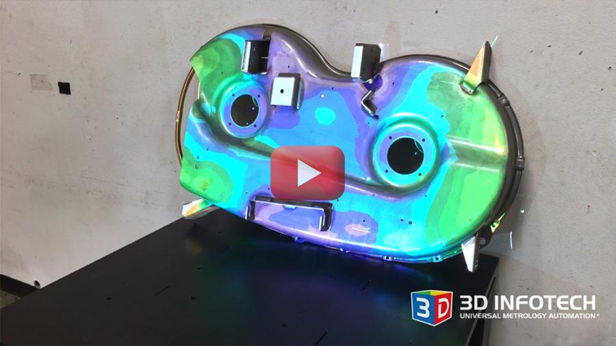 Spotlight AR++ for PolyWorks is an augmented reality tool that allows users to project color maps and features directly into the part to visualize directly on the surface.